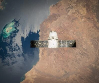 White and Black Satellite