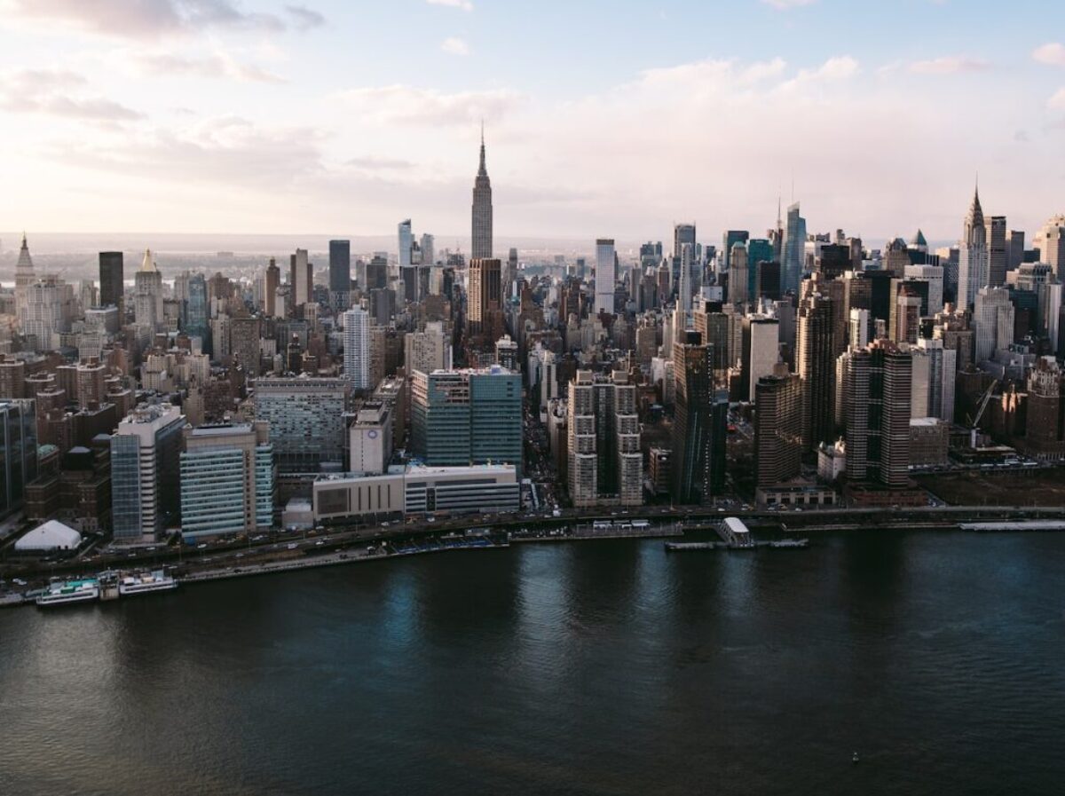 aerial photography of Empire State building