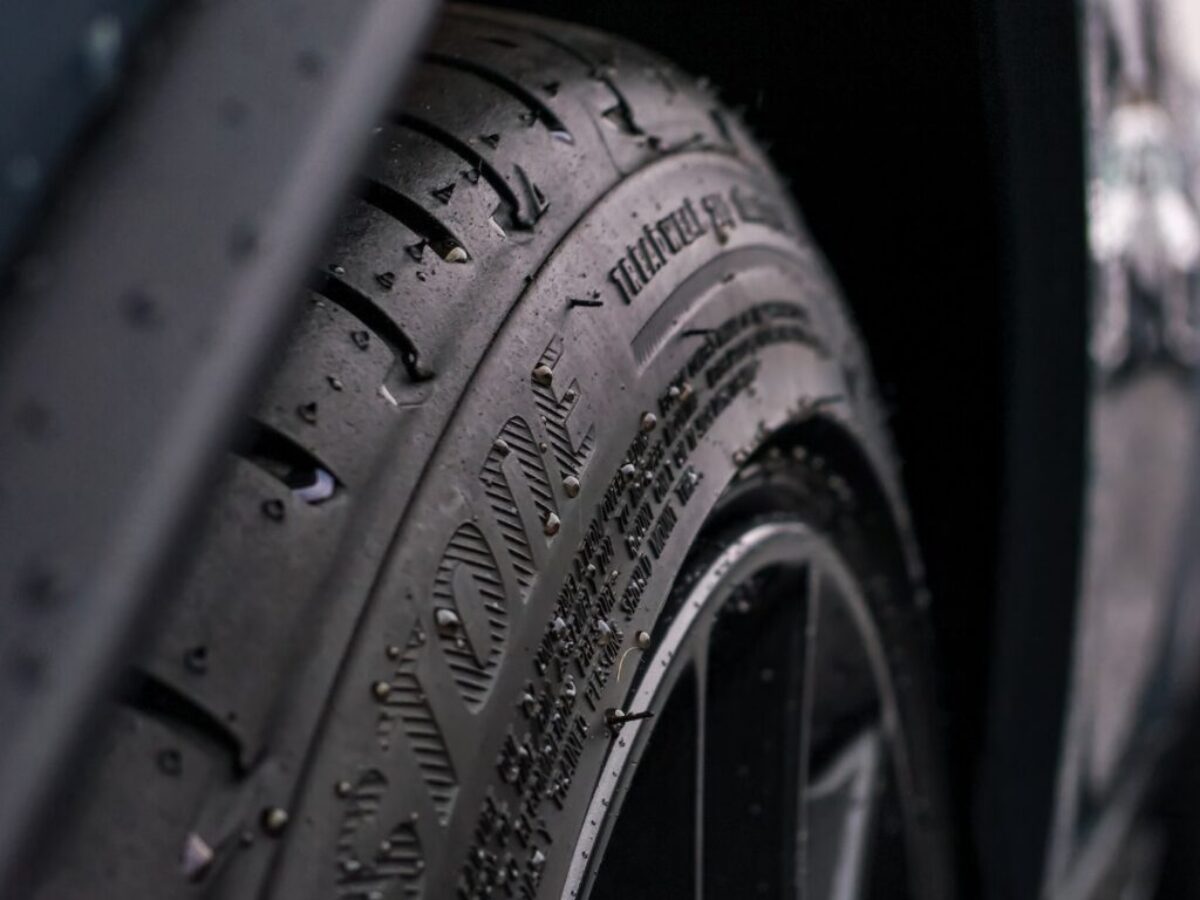 black and gray wheel with tire