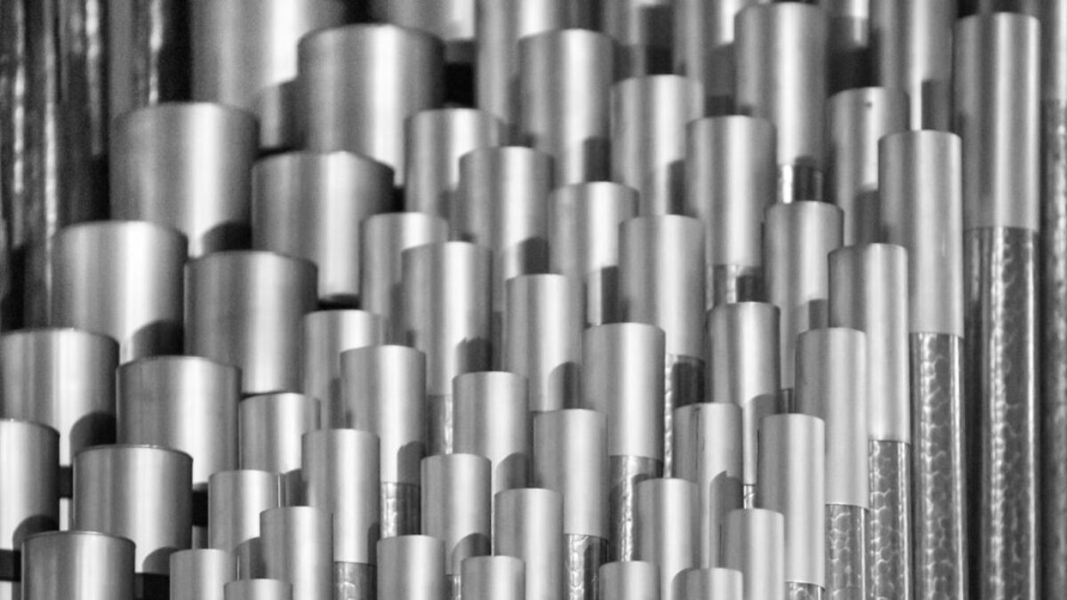 black and white concrete building