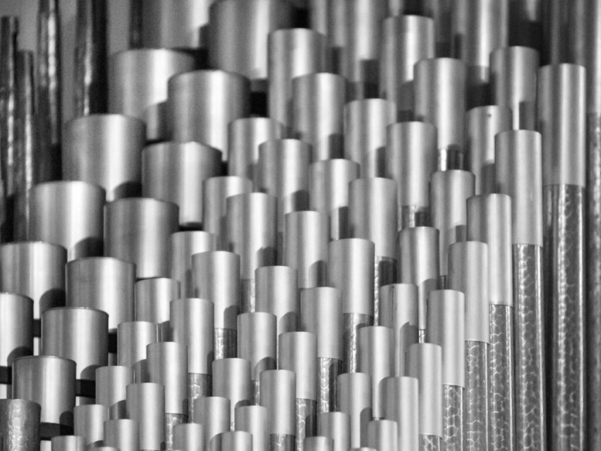 black and white concrete building