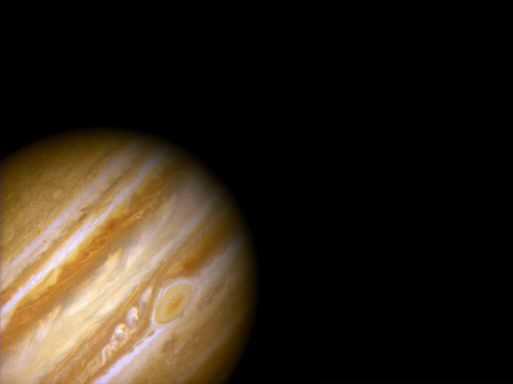 - Techsvět Jupiter on a black background