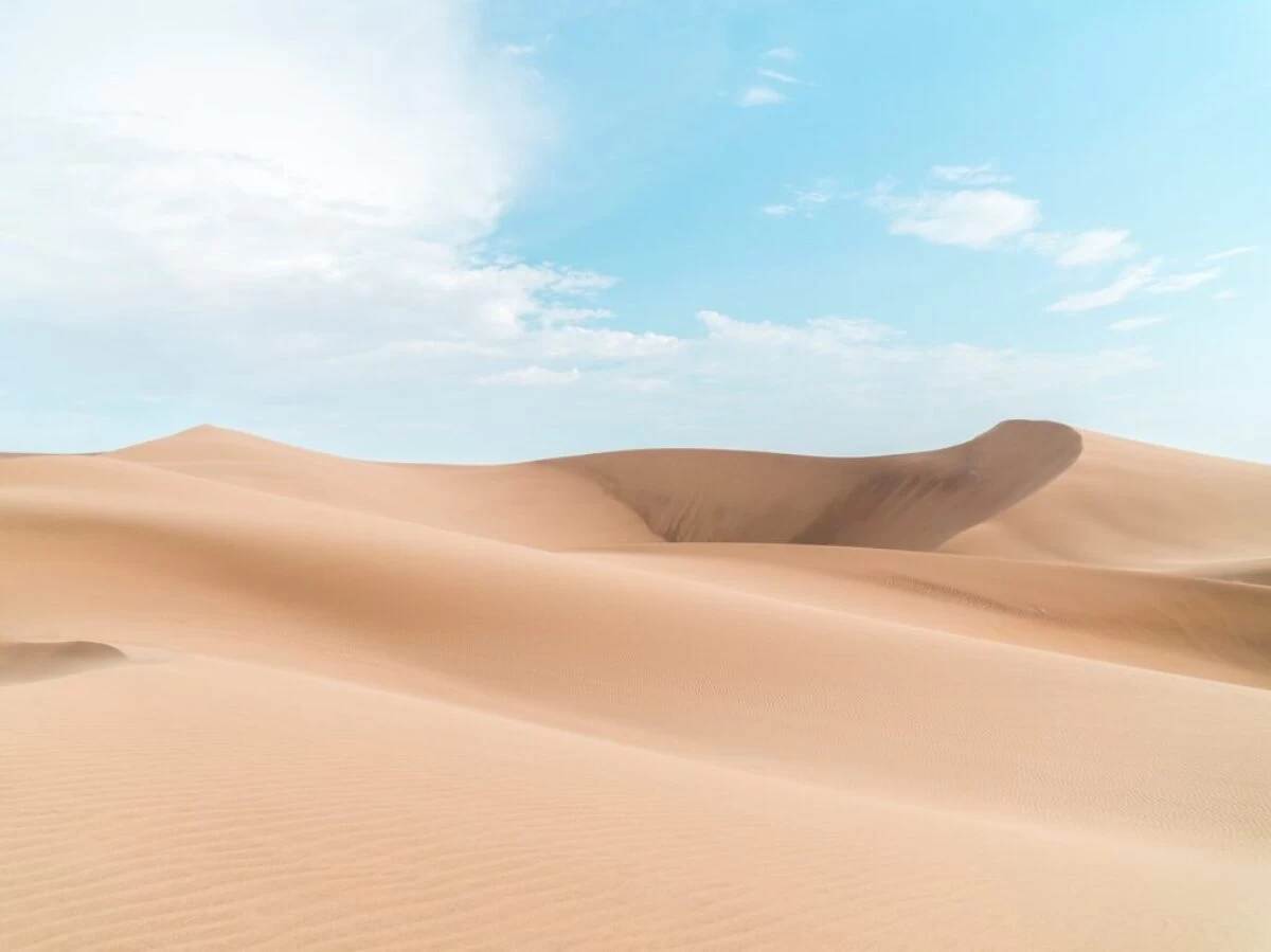 landscape photography of desert