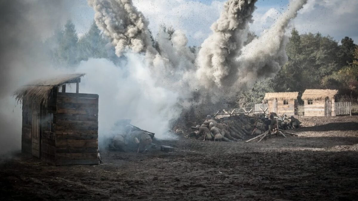 explosion, the war, the military