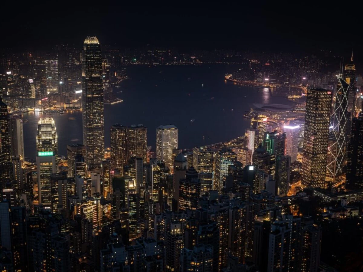 Drone Shot of Buildings in the City