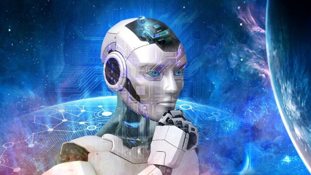 robot, artificial intelligence, space