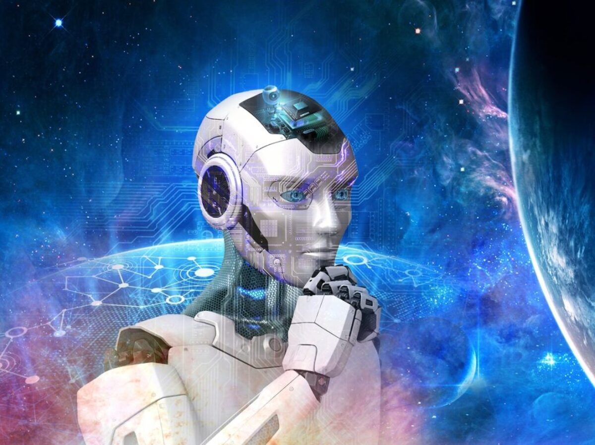 robot, artificial intelligence, space