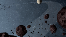 asteroid, vesmír