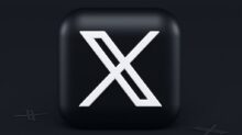 a black square button with a white x on it