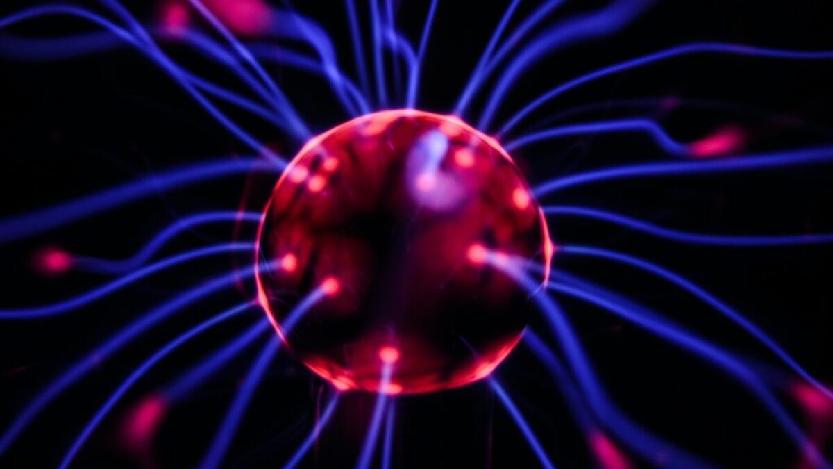 plasma ball digital wallpaper