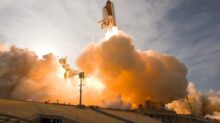 space shuttle, rocket, lift-off