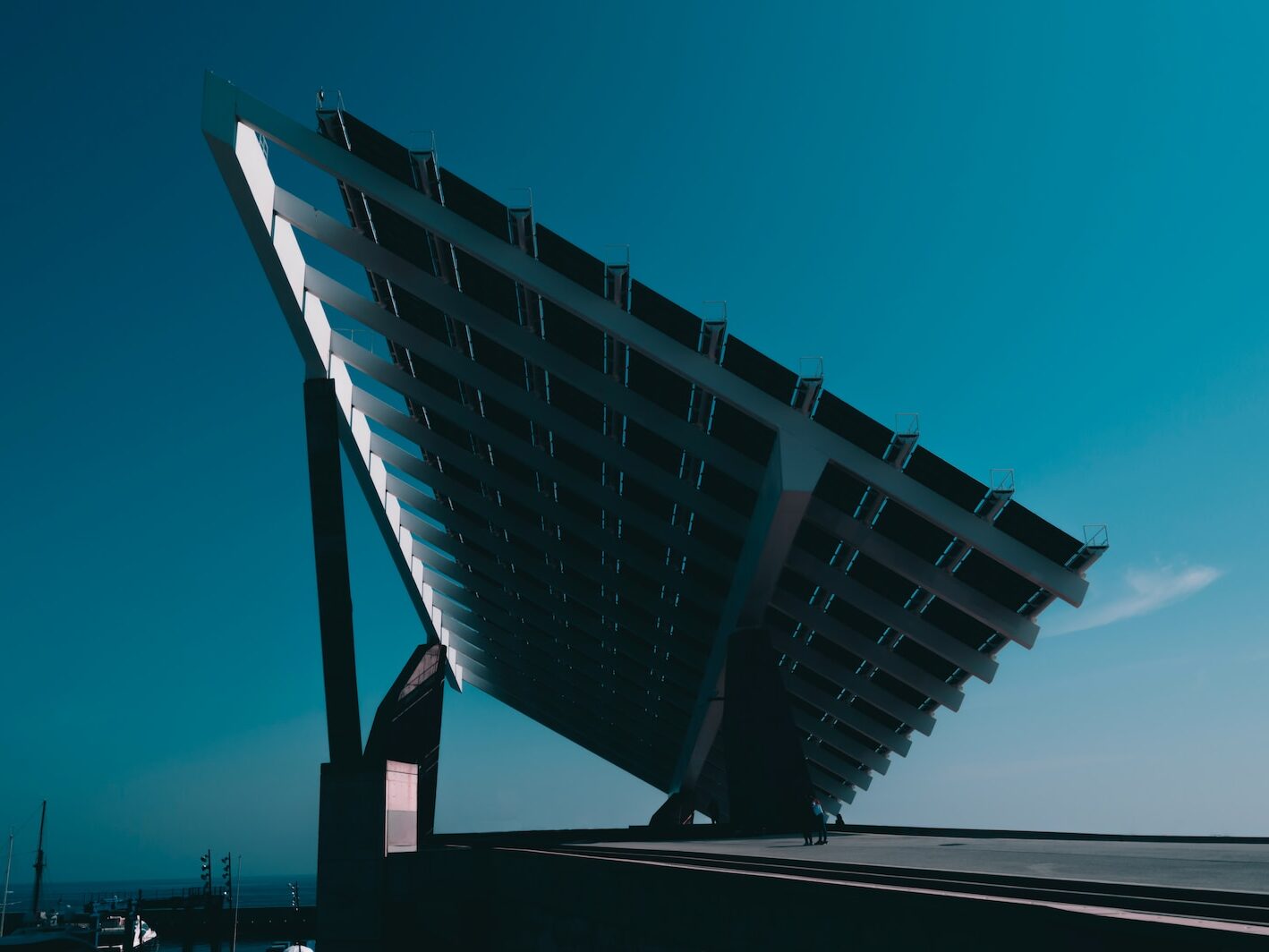 black and silver solar panel