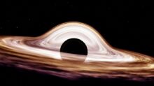 a black hole in the center of a black hole