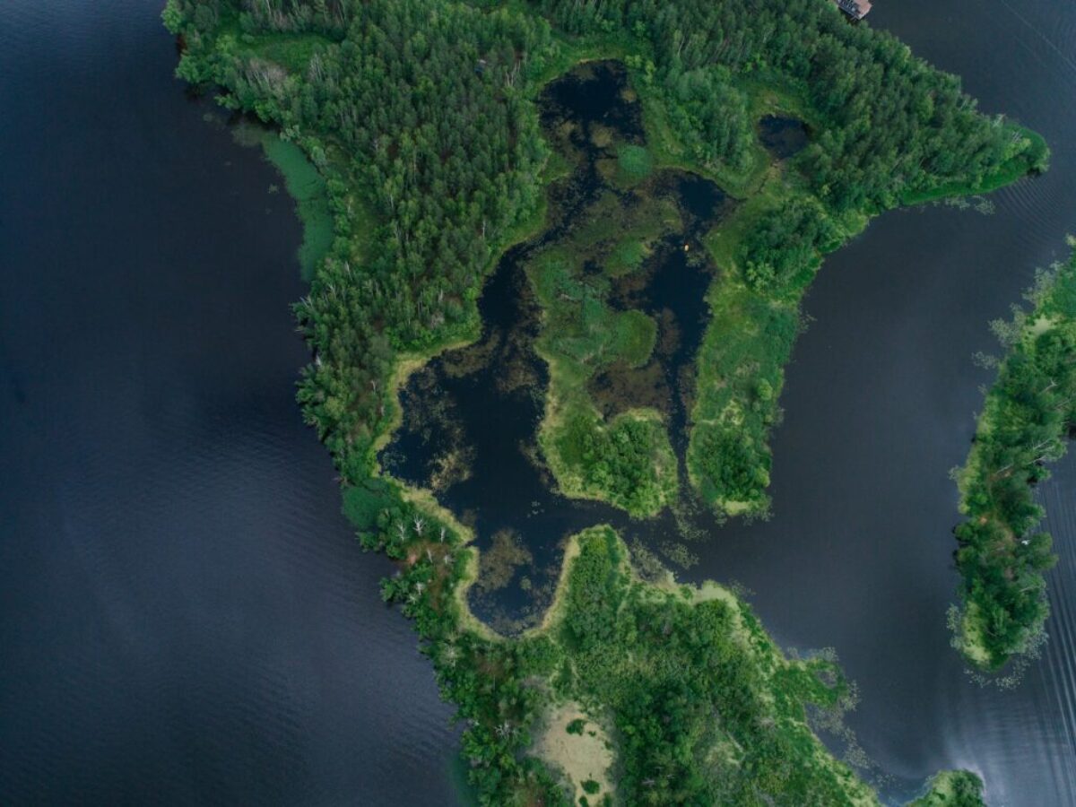 Green Island in Ocean
