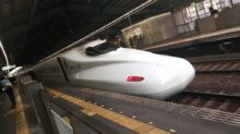 white bullet train