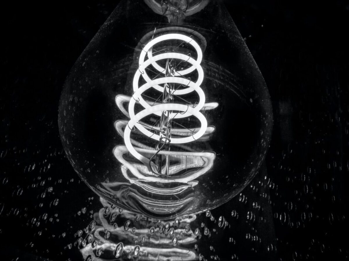 water drop on black surface