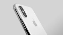 silver iPhone X