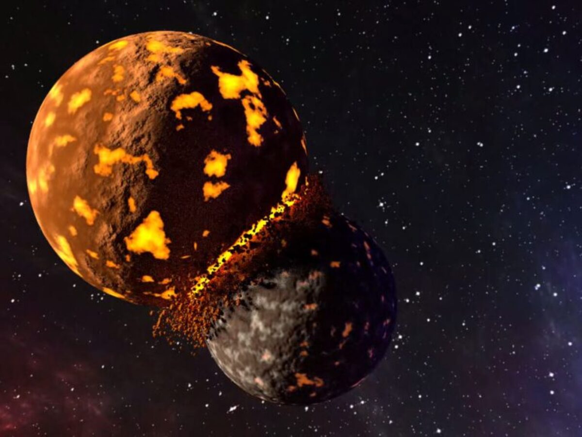 planets, crash, collision