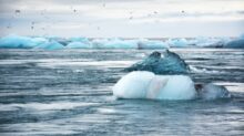 iceberg on water