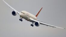 white airplane