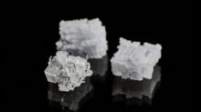 white and gray crystal stone