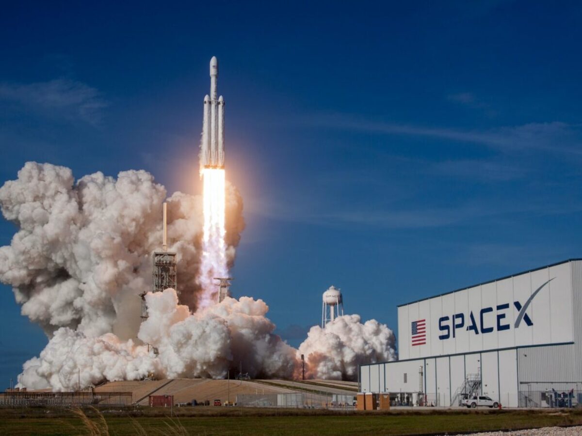 rocket ship launching during daytime