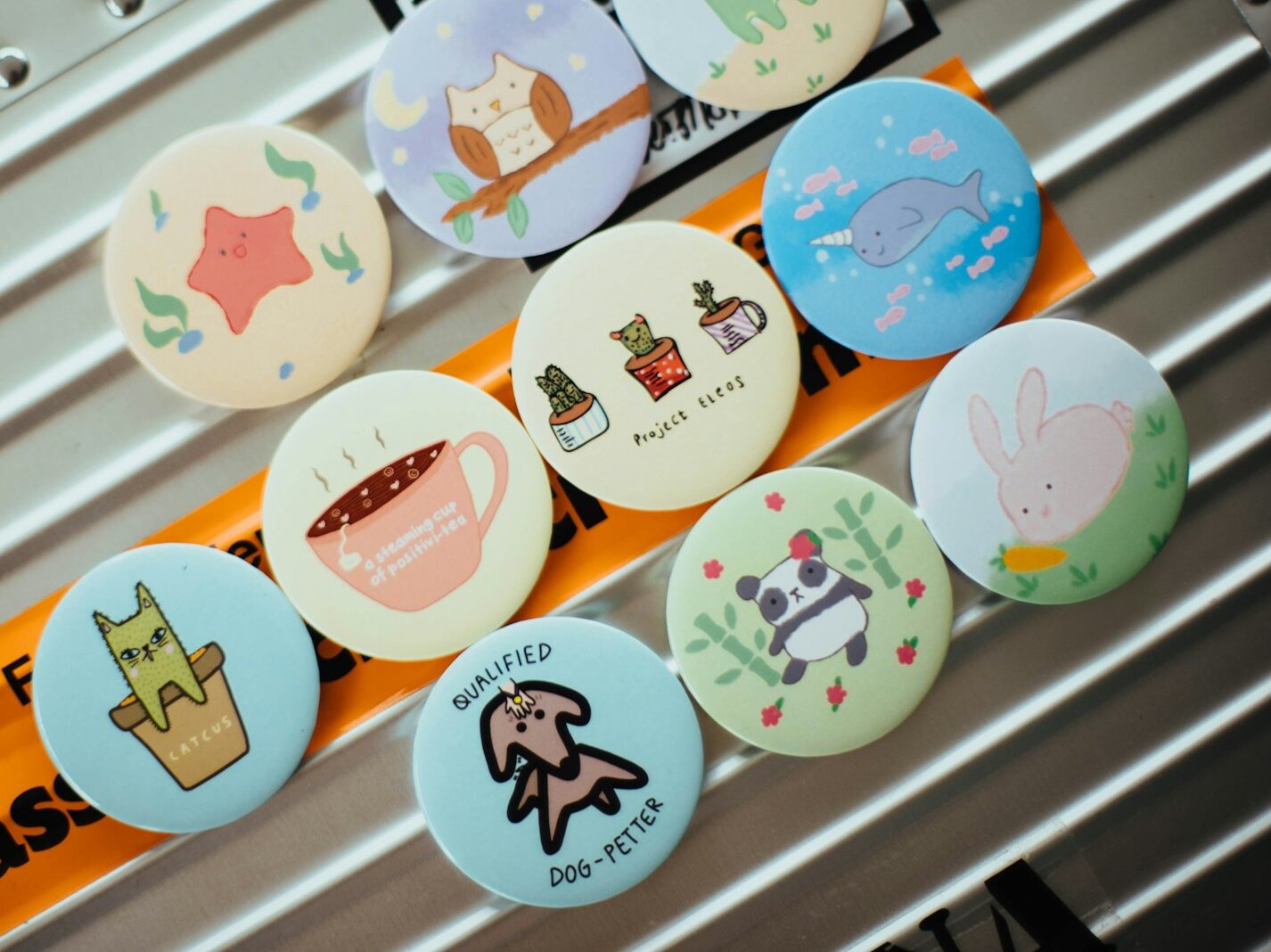 assorted pins