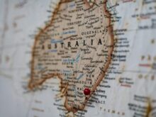 map of Australia