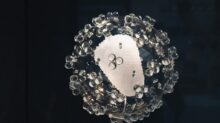 round clear glass decor