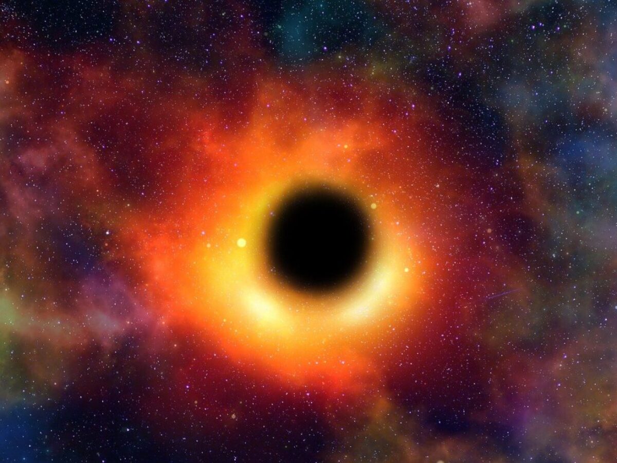black hole, abstract, space