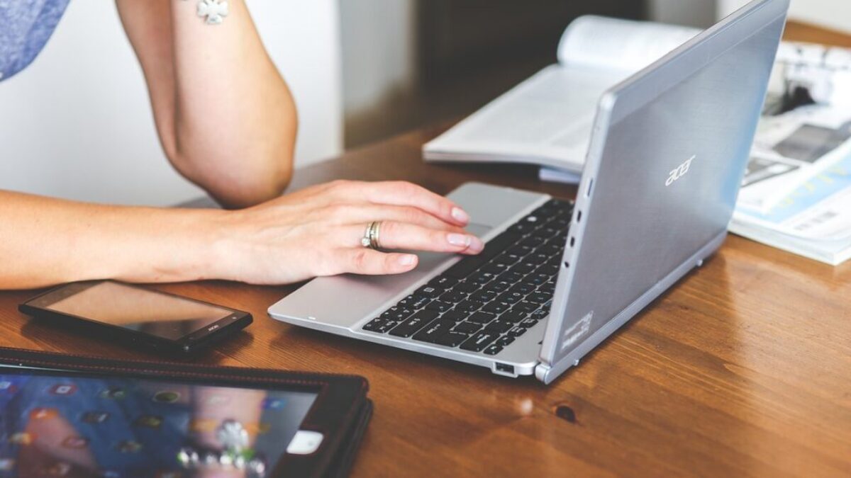 technology, laptop, keyboard