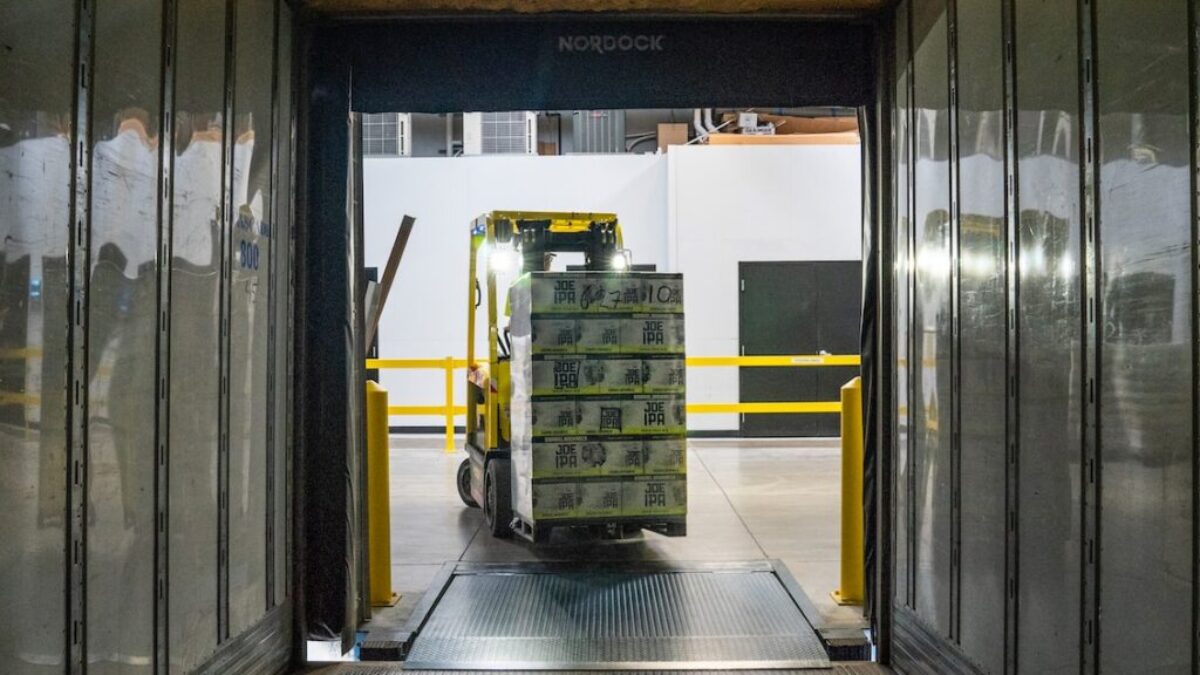 yellow and black forklift during daytime