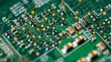 green and white circuit board
