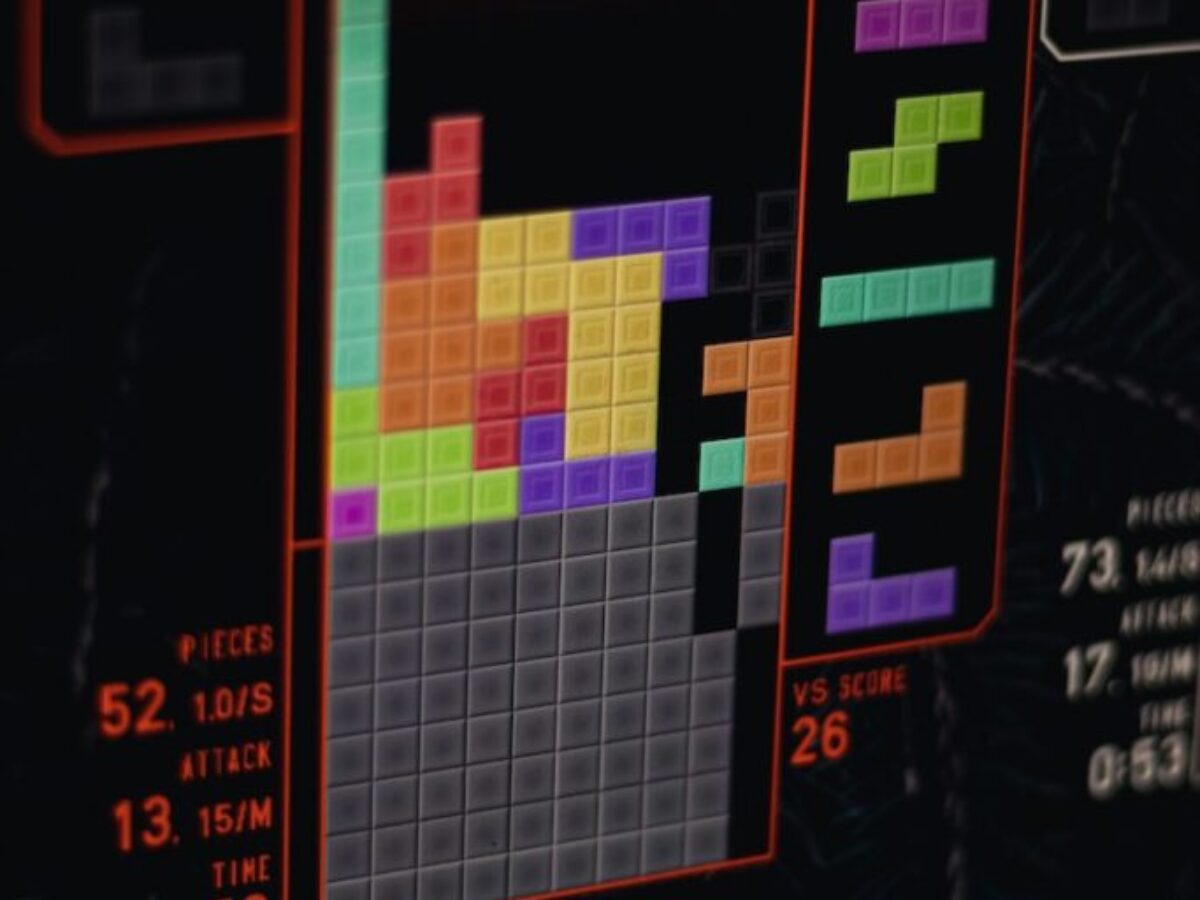 a close up of a computer screen with a game on it
