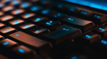 closeup photo of computer keyboard