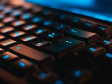 closeup photo of computer keyboard
