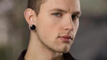 Man Wearing Maroon Collared Shirt