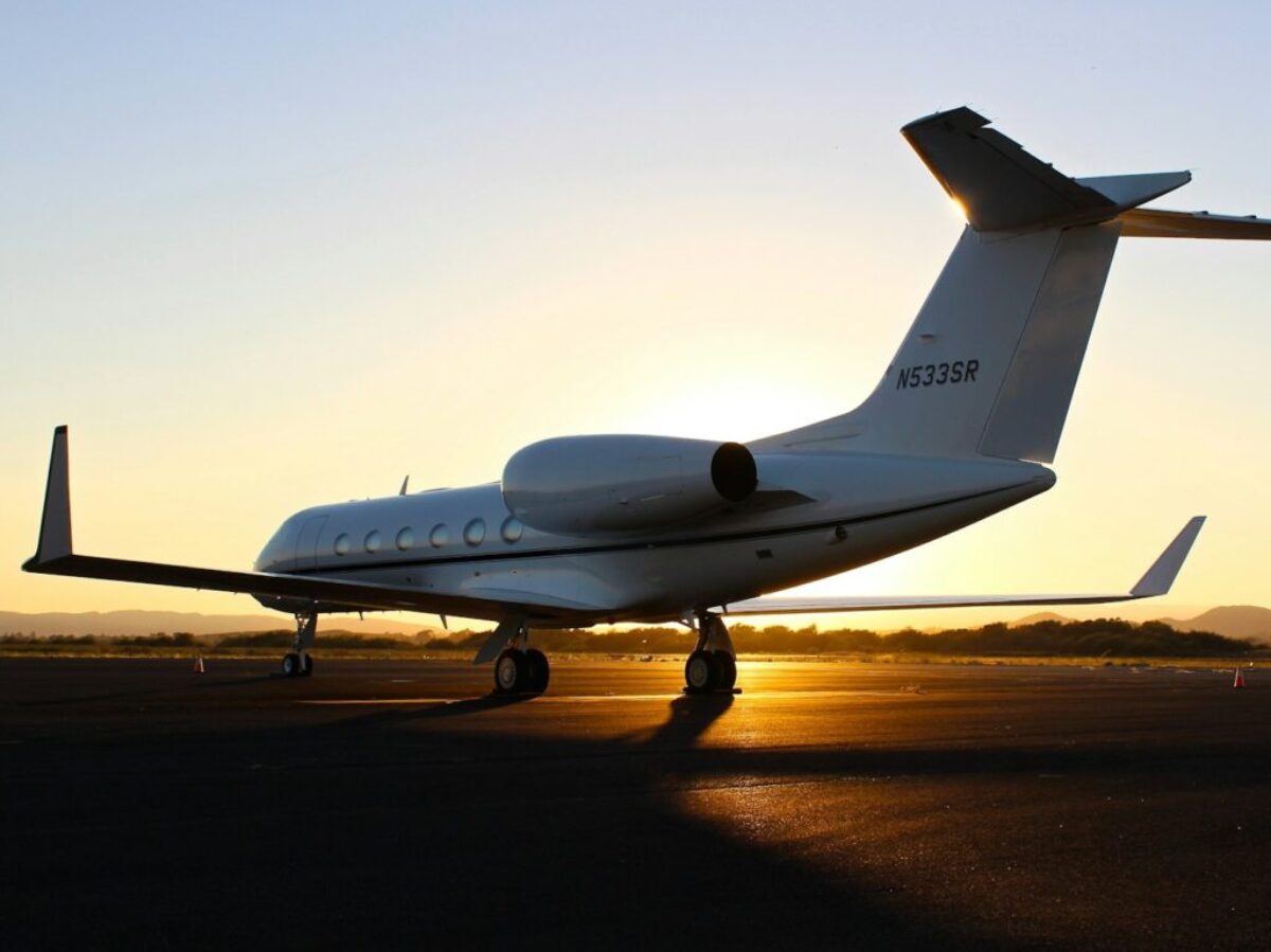 architectural photography of white aircraft