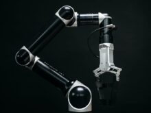 Black and Silver Microphone With Stand
