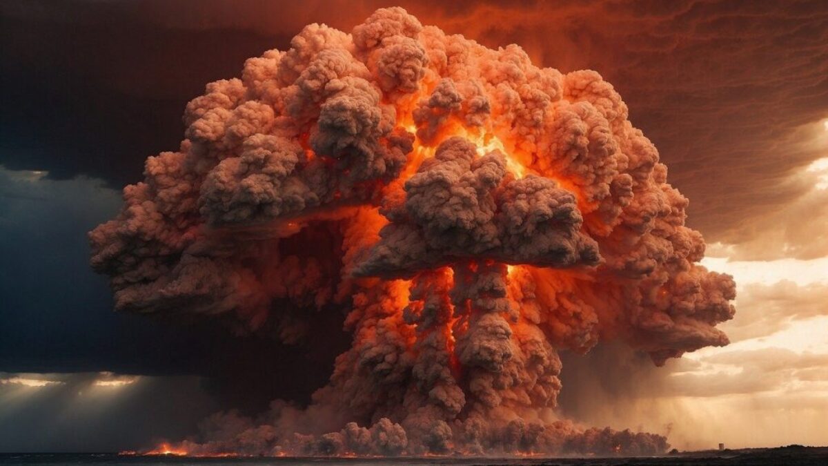 ai generated, nuclear, explosion