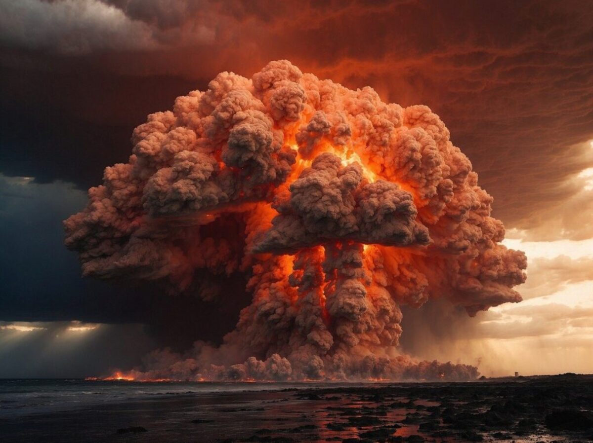 ai generated, nuclear, explosion