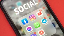 Mobile App Icons on a Smartphone Screen