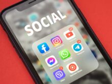 Mobile App Icons on a Smartphone Screen