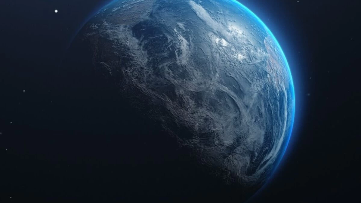 a view of the earth from space