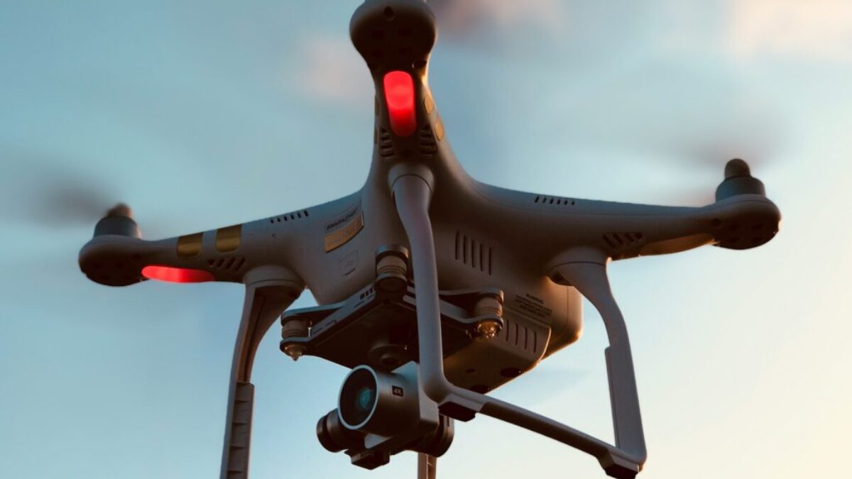 time lapse photography of flying drone