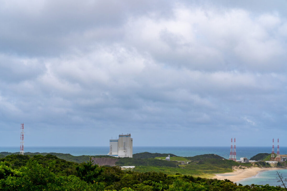Raketová střelnice v Japonsku. Zdroj: istock