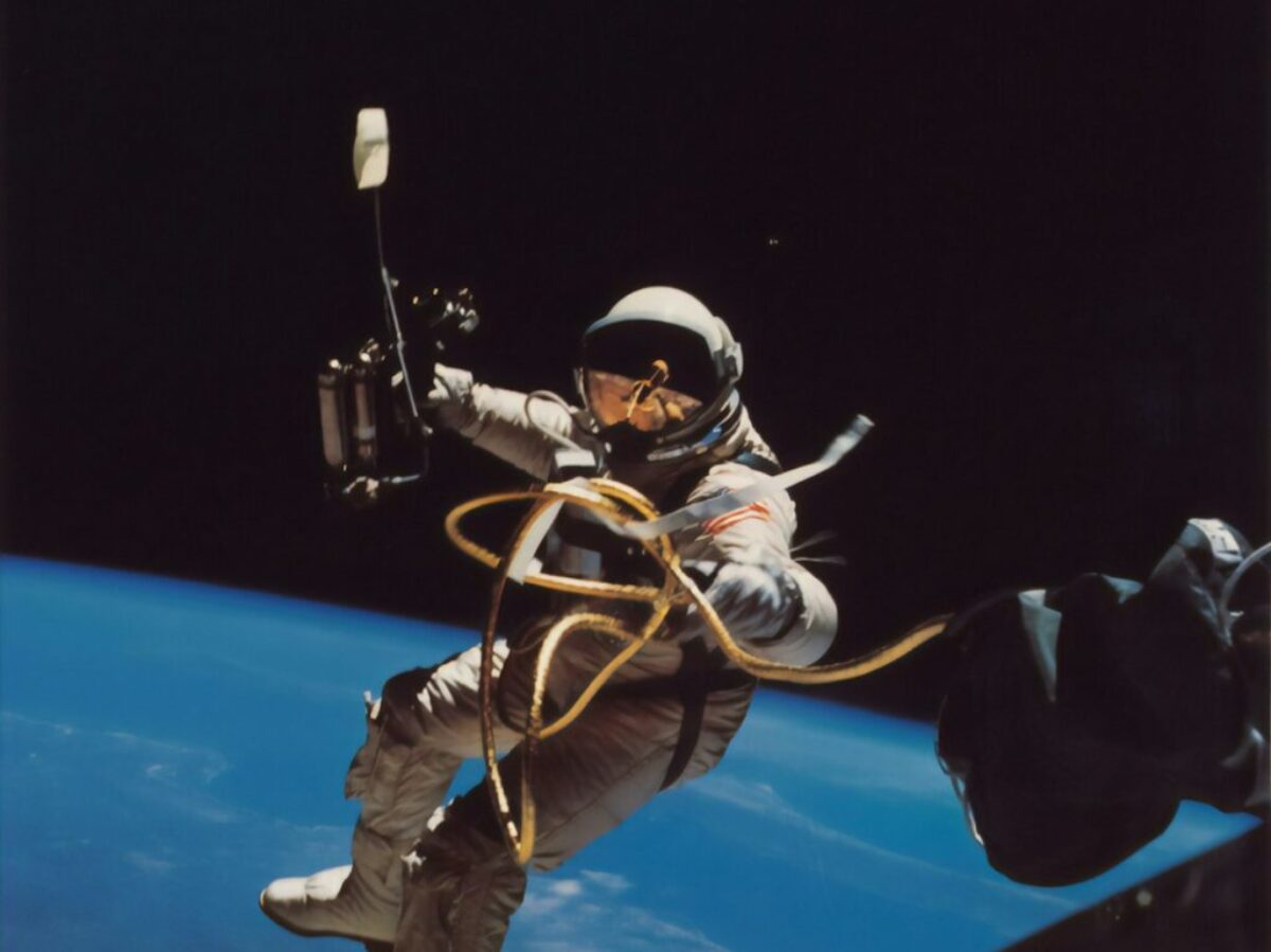 astronaut floating