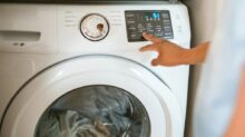 Person Using Washing Machine