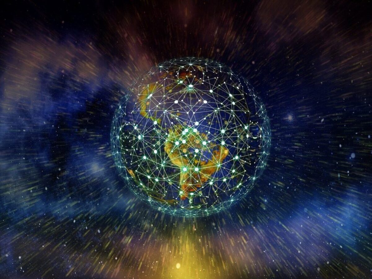 earth, network, blockchain