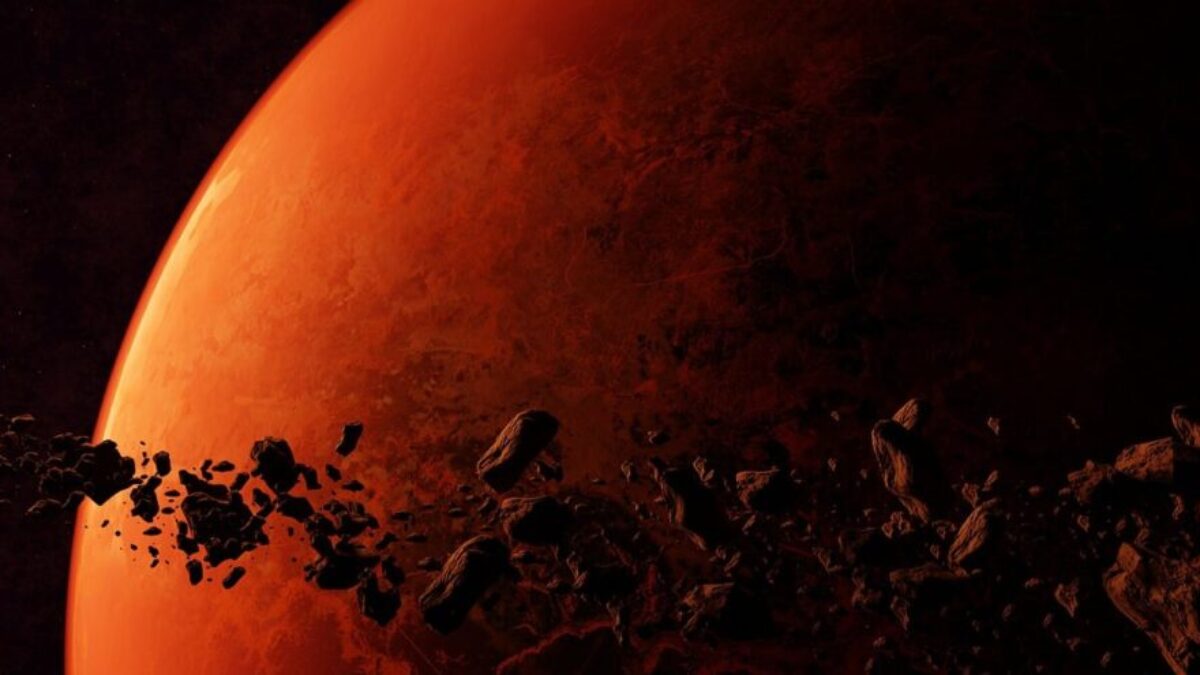 planet, asteroids, space